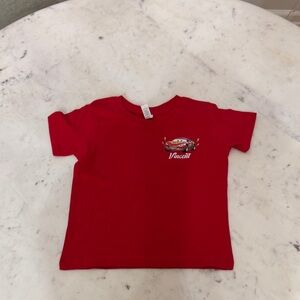 ✨ Vincent- Disney Red Kids T-Shirt with Cars Graphic✨